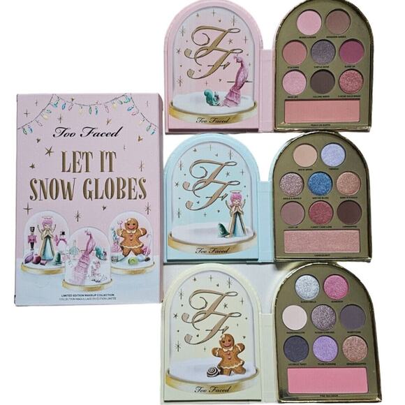 Too Faced Let It Snow Globes Makeup Collection - Picture 1 of 4